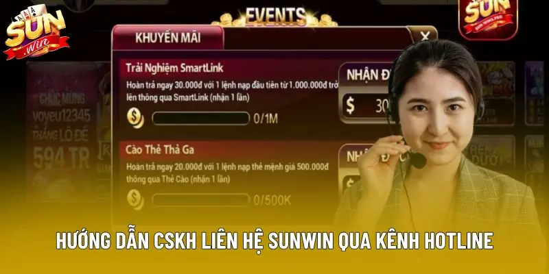 Hướng dẫn CSKH liên hệ Sunwin qua kênh hotline