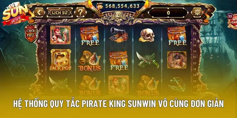 Hệ thống quy tắc Pirate King Sunwin vô cùng đơn giản Hệ thống quy tắc Pirate King Sunwin vô cùng đơn giản
