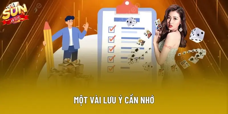 Một vài lưu ý cần nhớ Một vài lưu ý cần nhớ