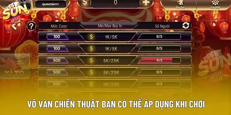 Vô vàn chiến thuật bạn có thể áp dụng khi chơi