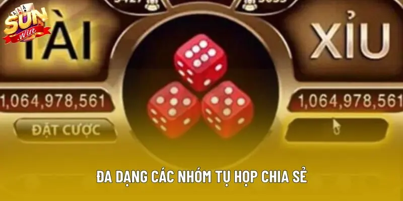 Đa dạng các nhóm tụ họp chia sẻ Đa dạng các nhóm tụ họp chia sẻ